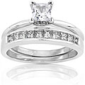 14k White Gold 1ct TDW Diamond Bridal Set (H-I, I1-I2)
