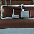 Barclay Cocoa and Aqua Hotel Quilt Set