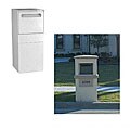 dVault DVU0050 White Post-mount Mail and Package Mailbox