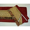 Sherry Kline 3-piece Pleated Gold Velcro Band Towel Set