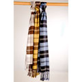 Cashmere Showroom Oversize Soft Viscose Brushed Plaid Scarf