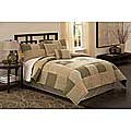 Handcrafted Concentric Squares 8-piece Comforter Set