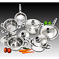 Premium 18/10 Stainless Steel 12-piece Cookware Set