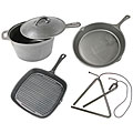 Buffalo Cast Iron 5-piece Cookware Set