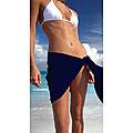 Women's Solid Navy Blue Half Sarong (Indonesia)