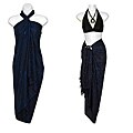 Handmade Navy Blue Sarong (Indonesia)