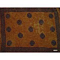 Celtic Interlace Knotwork Soft Gold Sarong (Indonesia)