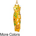 Hawaiian Yellow/ Green/ Caramel Sarong (Indonesia)
