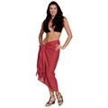 Women's Solid Pink Sarong (Indonesia)