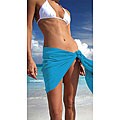 Solid Turquoise Half Sarong (Indonesia)