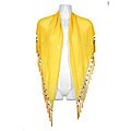 Women's Yellow Sheer Sarong (Indonesia)