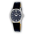 Le Chateau Women's Black Leather Band Watch