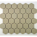 SomerTile 12x10.5-in New York 2-in Hex Unglazed Porcelain Mosaic Tile (Pack of 10)