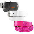 H2W Unisex Solid Color Belt