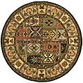 Ancient Qum Wool Rug (8' Round)