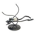 'Rustic Scuba Diver' Iron Statuette (Mexico)