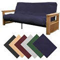 Columbus Natural Full-size Futon Frame/ Premier Mattress Set