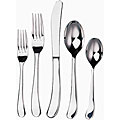Ginkgo Sea Drift Hollow Handle 20-piece Flatware Set