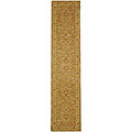 Hand-spun Tan/ Ivory Wool Rug (2'3 x 20')