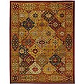 Handmade Heritage Diamond Bakhtiari Multi/ Red Wool Rug (12' x 15')