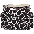 OiOi Cocoa Giraffe Print Messenger Diaper Bag