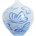Kosta Boda Papi Blue Medium Vase
