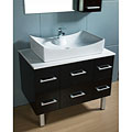 Paris Contemporary Bathroom Vanity with Vessel Sink