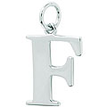 Sterling Silver Initial 'F' Charm