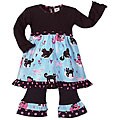JoJo Designs Girls' Boutique Kitty Cat Dress Set