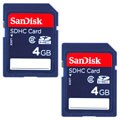 Best materials on Cards Sticker Vending SanDisk 4GB SDHC Memory Card (Pack of 2)