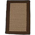 Donegal Indoor/ Outdoor Black Braided Rug (6' Round)