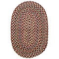 Smithfield Burgundy Indoor/ Outdoor Braided Rug (2' x 6')