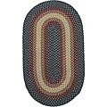 Pinehurst Braided Blue Wool Rug (7'4 x 9'4)