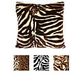 Animal Print Faux Fur Throw Pillows (Set of 2)