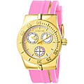 Invicta Women's Wildflower Pink Rubber Strap Watch