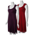 Sangria Women's Rouched Bodice Sleeveless Dress