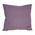 Mineral Velvet Stripe 16-inch Lilac Throw Pillows (Set of 2)