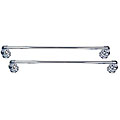 Moen Chrome Decorator 24-inch Towel Bars (Set of 2)