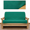Full Solid Teal Futon Cover