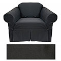 Solid Black Chair Slipcover