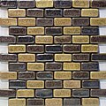 SomerTile 12x12-in London Brick 1x2-in Cimmaron Ceramic Mosaic Tile (Pack of 5)