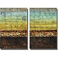 Lanie Loreth 'Subterranean I & II' 2-piece Canvas Art