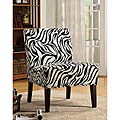 Decor Zebra Print Lounge Chair
