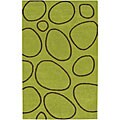 Free relevant articles on Rock ola Max Modern Rock Green Geometric Tufted Wool Rug (5' x 8')