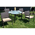 Regis All-weather Wicker 5-piece Patio Furniture Set