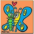Marco 'Butterfly Caterpillar' Ready-to-Hang Canvas Art
