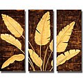 David Parks 'Tropical Palm Triptych' Canvas Art Set
