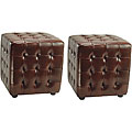 Kristof Cordavan Ottomans (Set of 2)