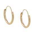 14k Gold 10 mm Mini Hoop Earrings