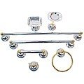 Moen Barrington 7-piece Chrome/ Brass Bath Accessory Kit